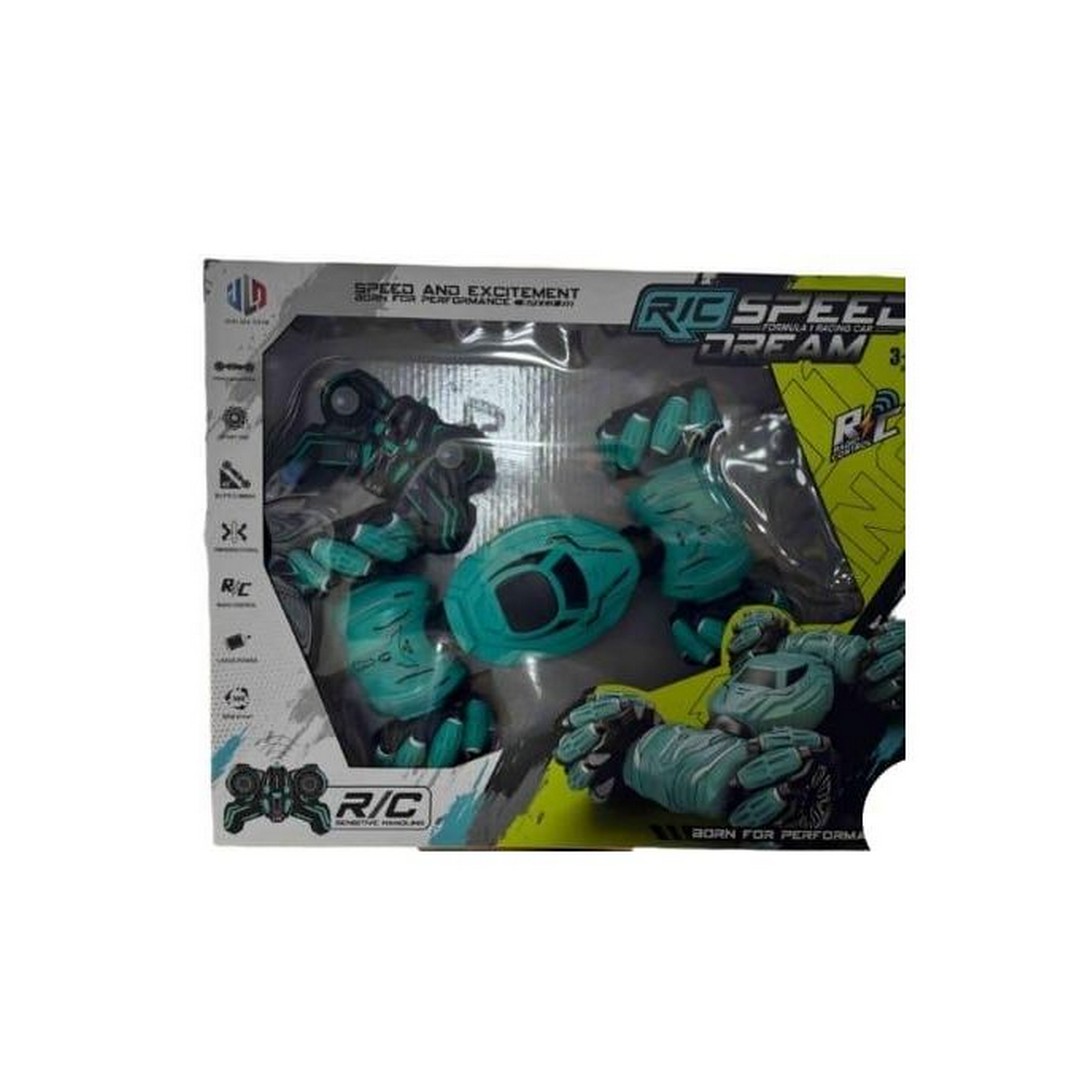 عربية لعبة ريموت كنترول قابلة للشحن - تركواز