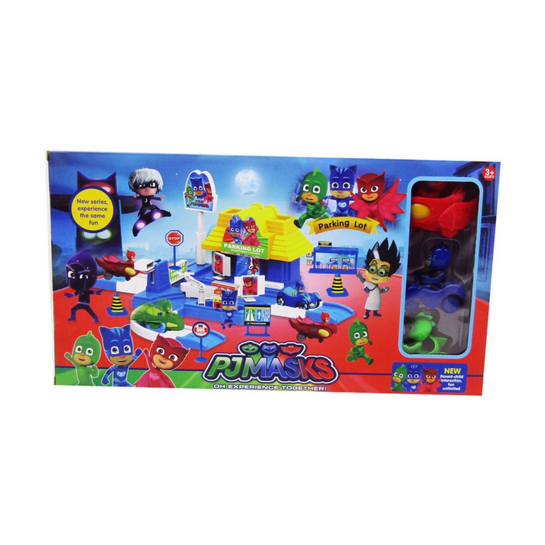 لعبة ساحة وقوف السيارات بتصميم PJ Masks - متعددة الألوان