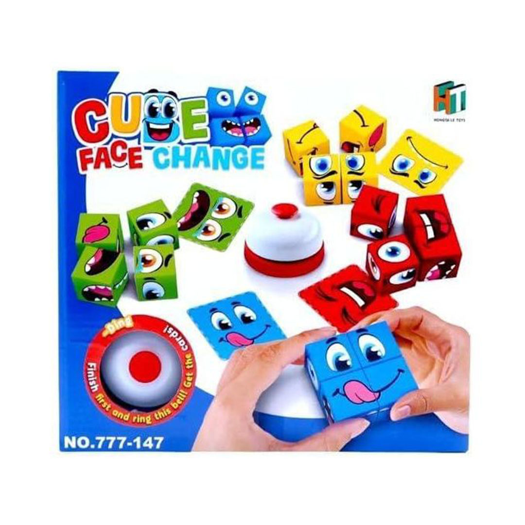 لعبة تحدي مكعبات تغيير الوجه