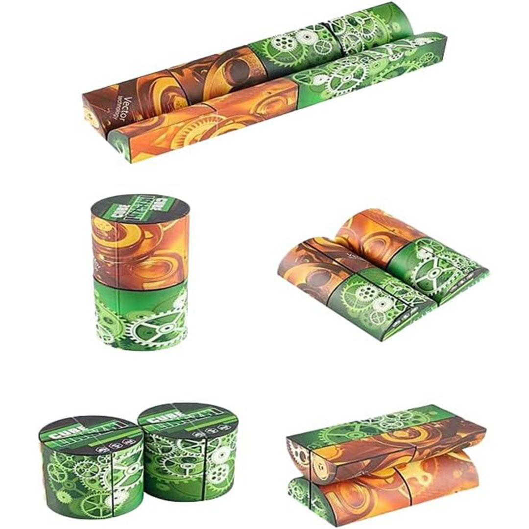 أسطوانة متغيرة الشكل لتخفيف القلق والتوتر - متعدد الألوان