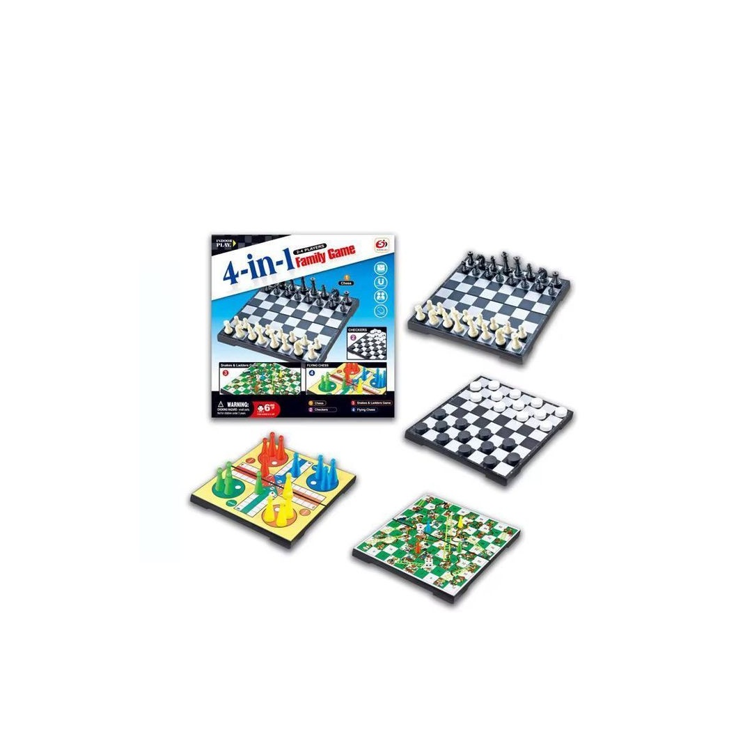 لعبة عائلية للتجمعات 4 في 1