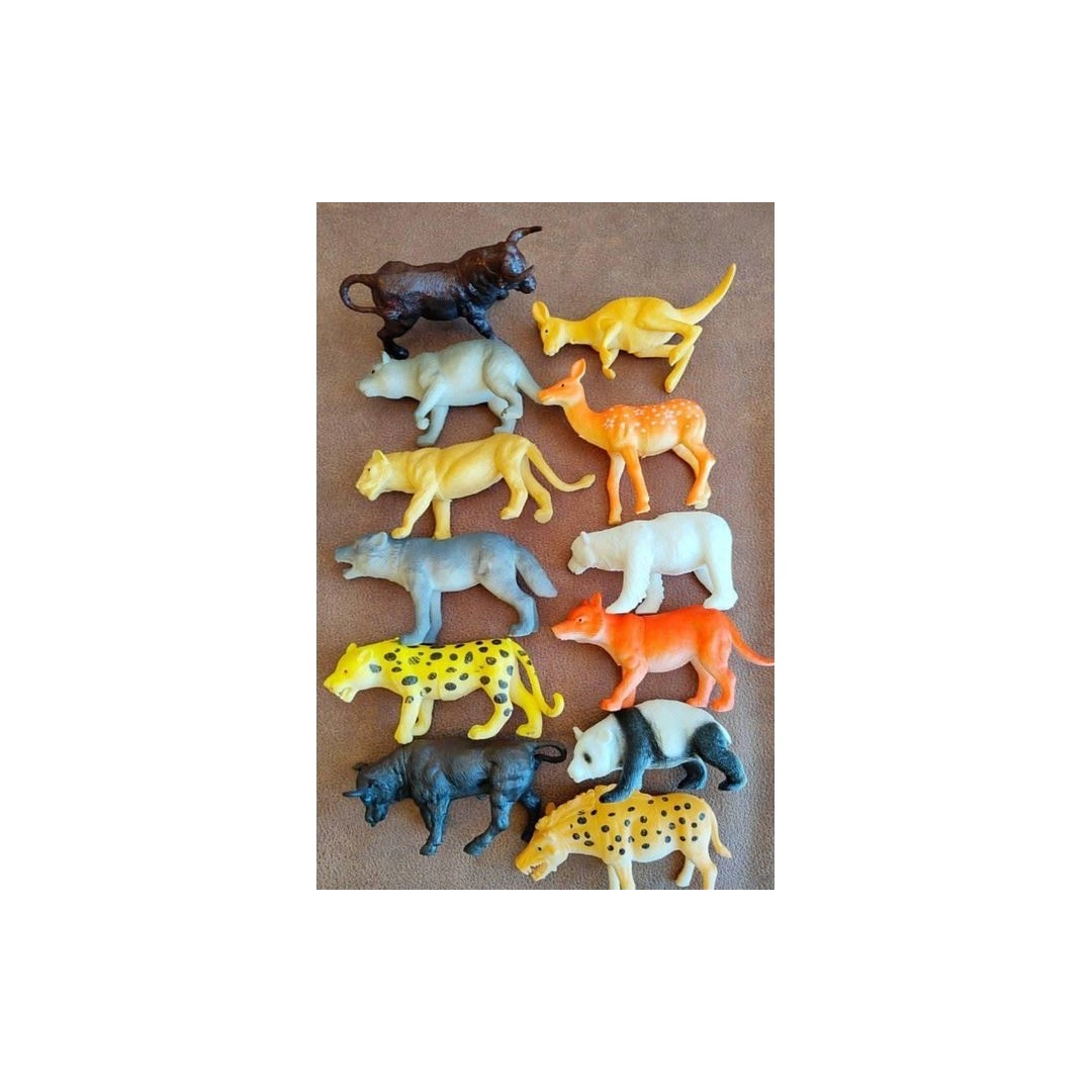 Wild Animals Play Set - Educational PVC Toys