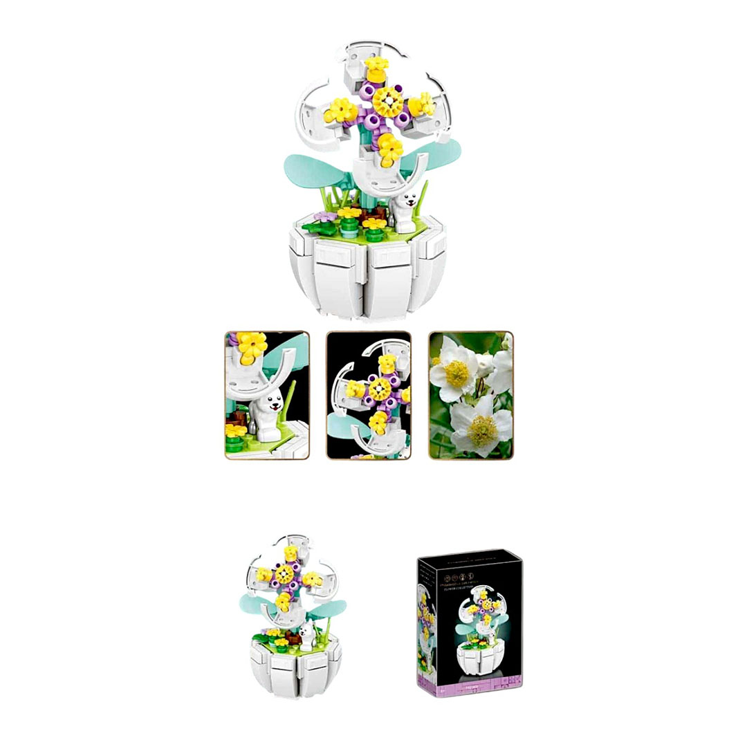 بازل تركيب زهرة مي - 142 قطعة