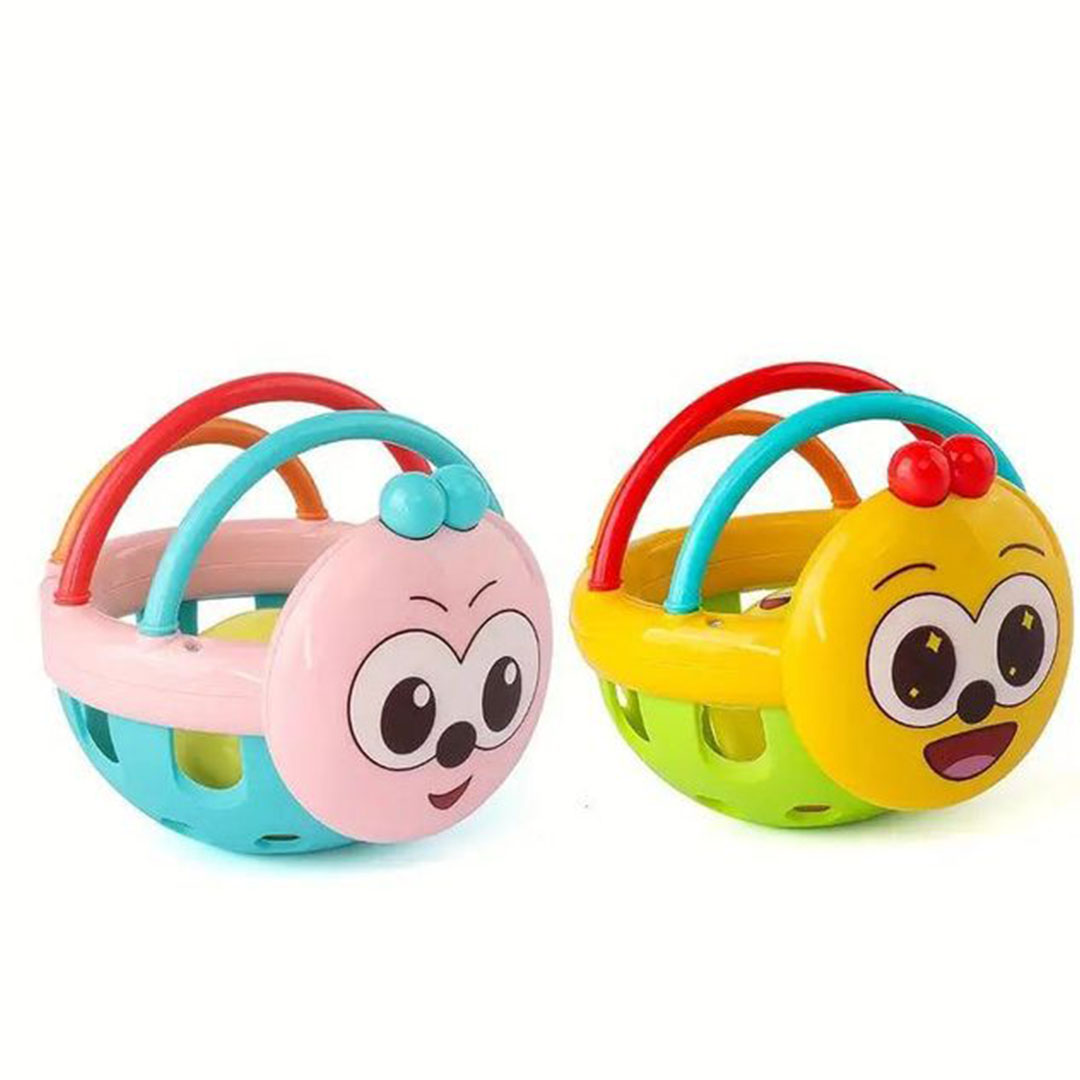 خشخيشة كرتونية على شكل نحلة من المطاط الناعم