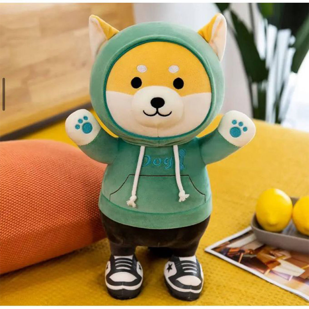 دمية هاسكي لطيفة – أزرق – 30 سم