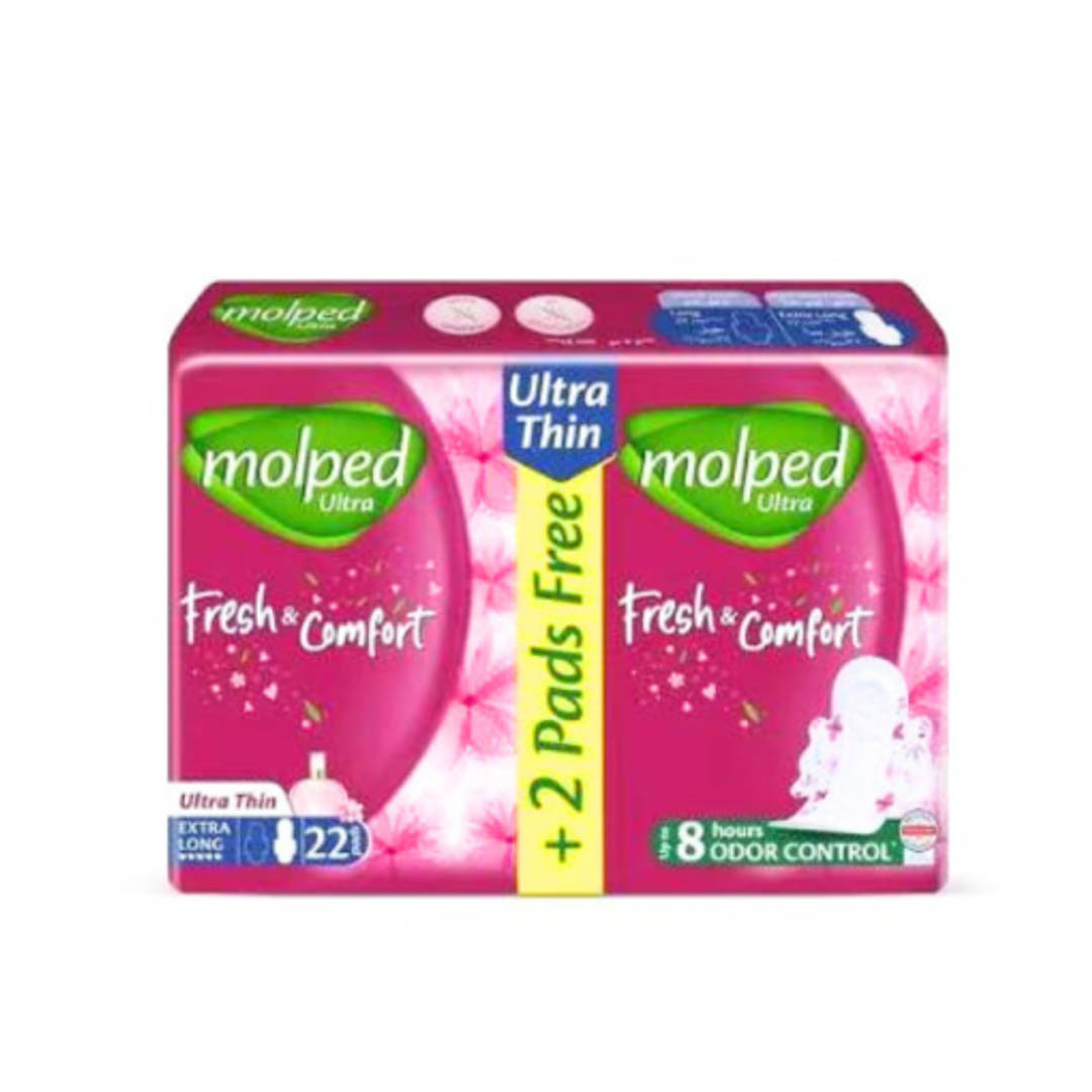 مولبيد فوط صحية رفيعة للغاية وطويلة للغاية - 22فوطه