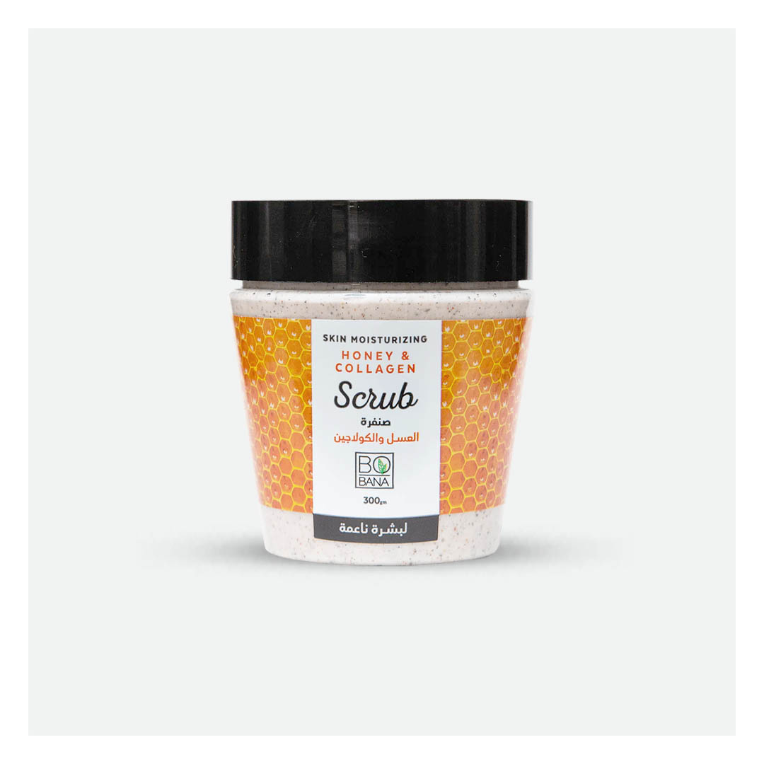 بوبانا كريم صنفرة بالعسل والكولاجين - 300 جرام