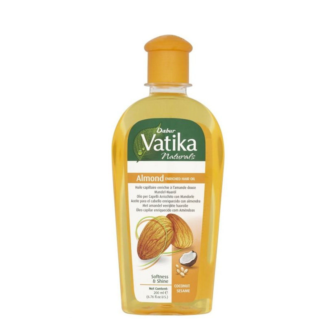 فاتيكا زيت الشعر باللوز الطبيعي للنعومة واللمعان - 180 مل