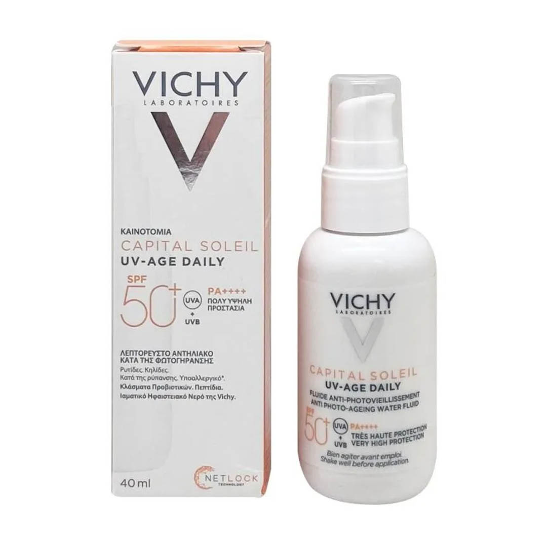 فيشي كابيتال سوليل صن بلوك مضاد لعلامات تقدم السن - 40 مللي