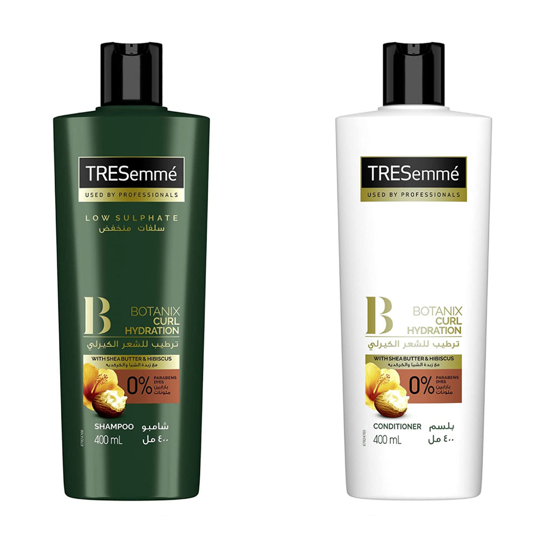 تريسمي بوتانيكس شامبو وبلسم لترطيب الشعر المجعد - 400 مل