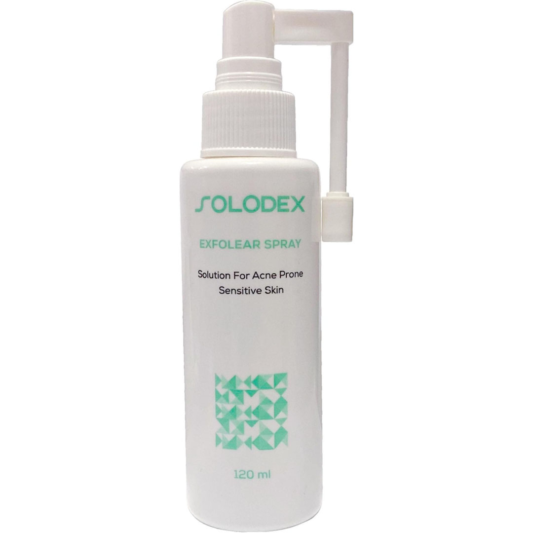 اكسفولار سبراي مقشر سولوديكس - للبشرة الحساسة- 120 مل