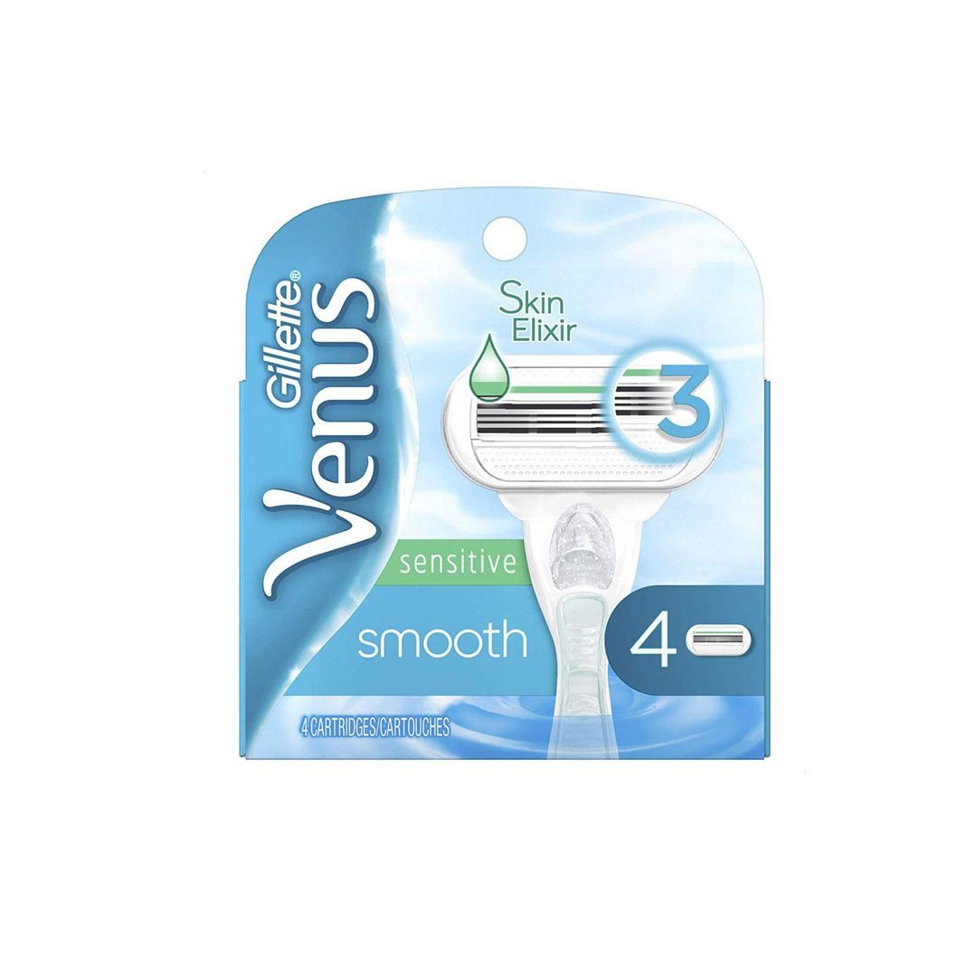 شفرات حلاقة فينوس سموث جيليت - 4 شفرات