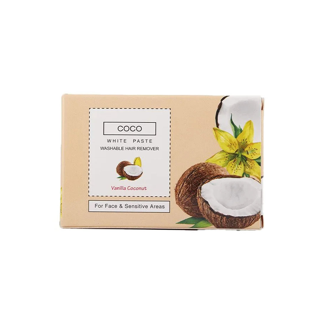 شمع بارد لإزالة الشعر بالفانيليا وجوز الهند كوكو واكس - 100 جرام