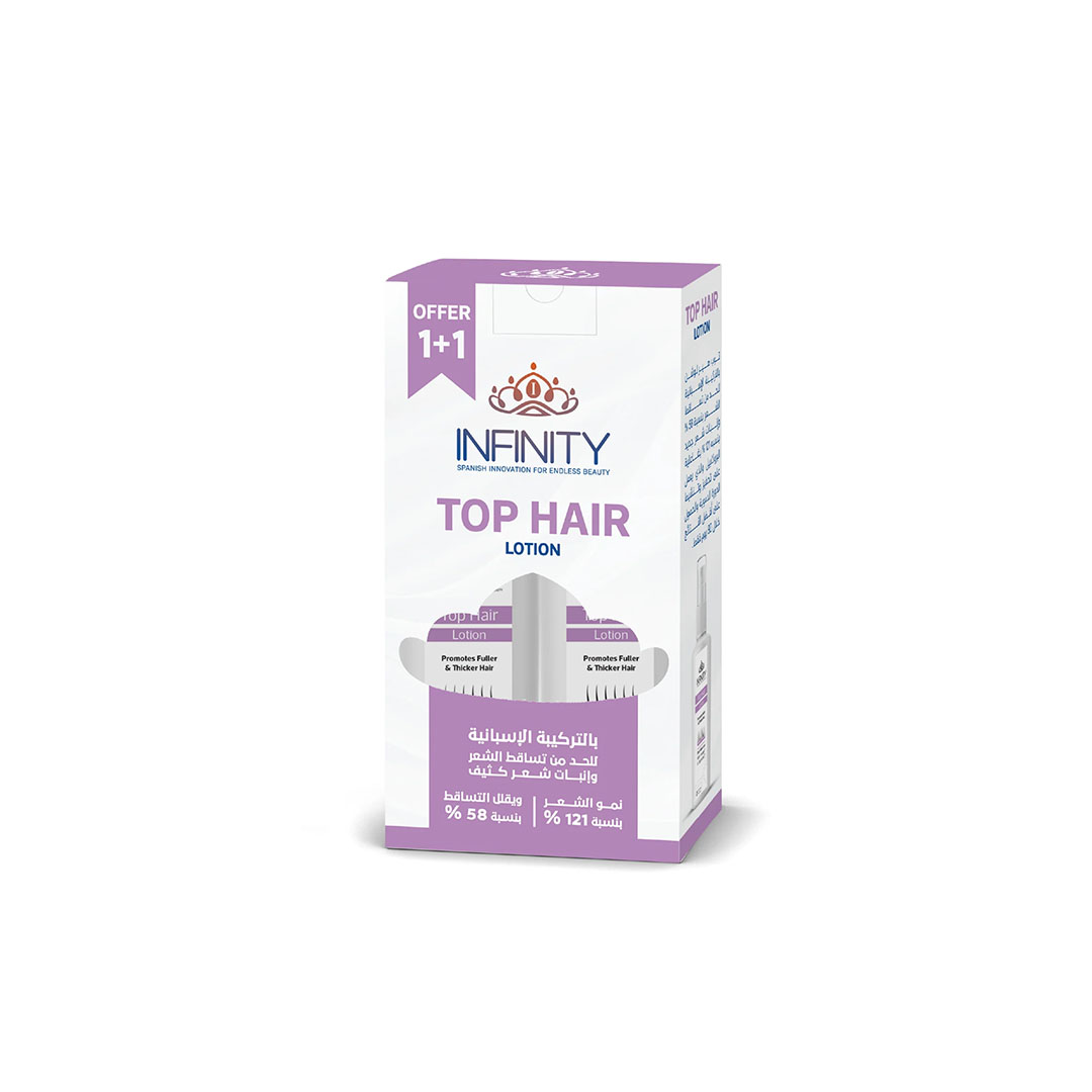 لوشن لعلاج تساقط الشعر 1+1 انفنتي توب هير - 120 مللي