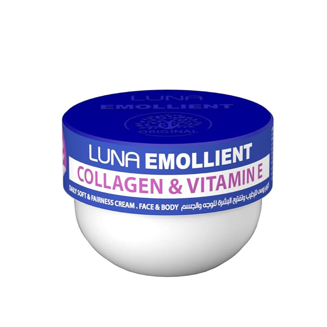 كريم منعم ومرطب بالكولاجين وفيتامين اى لونا - 50 جرام