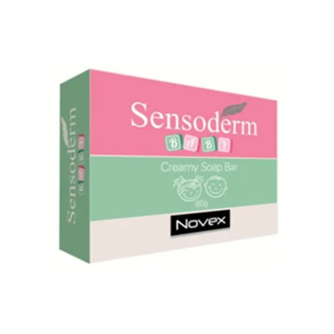 صابونة كريمي للأطفال سنسوديرم - 80 جرام
