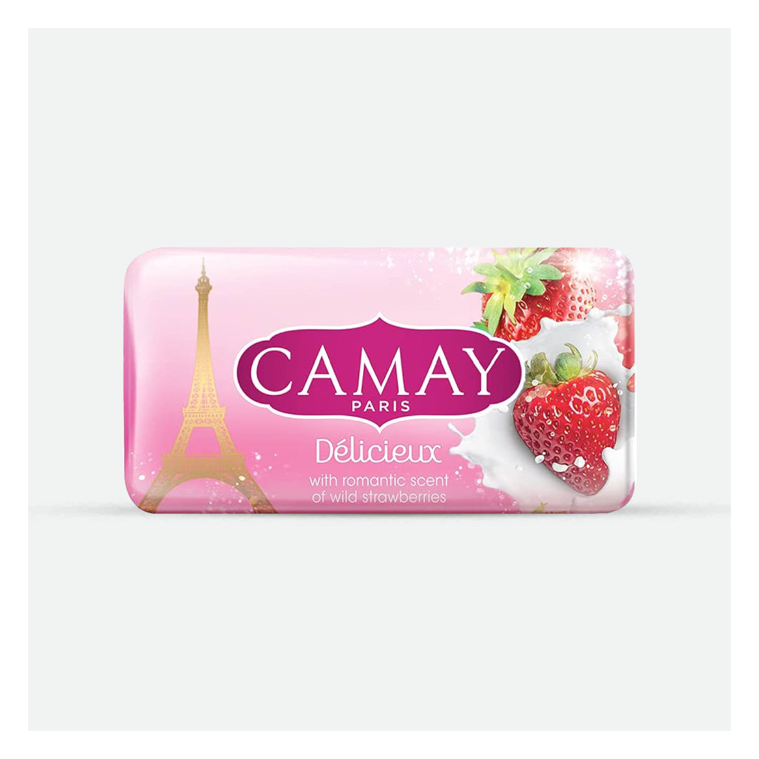 صابون برائحة الكريمة والفراولة كامى - 120 جرام