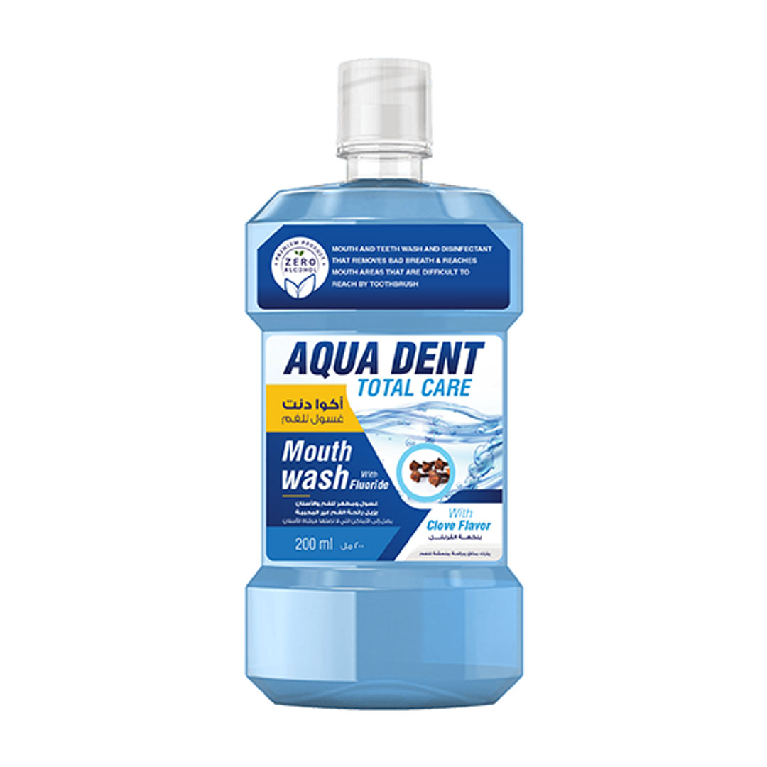 أكوا دنت غسول الفم بالقرنفل ماش بريمير - 200 مللي