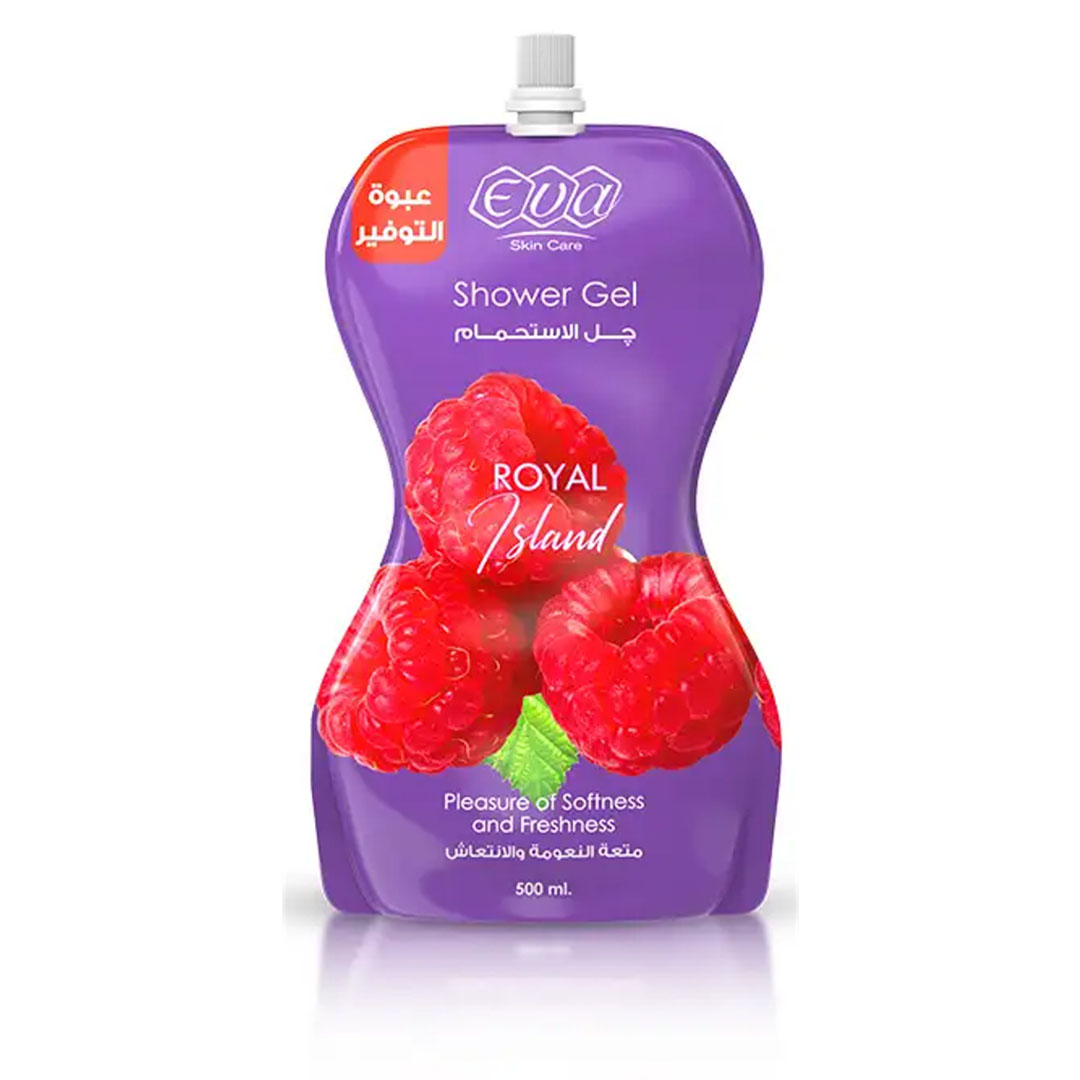 جل استحمام إيفا رويال آيلاند بتركيبة مغذية - 500 مل