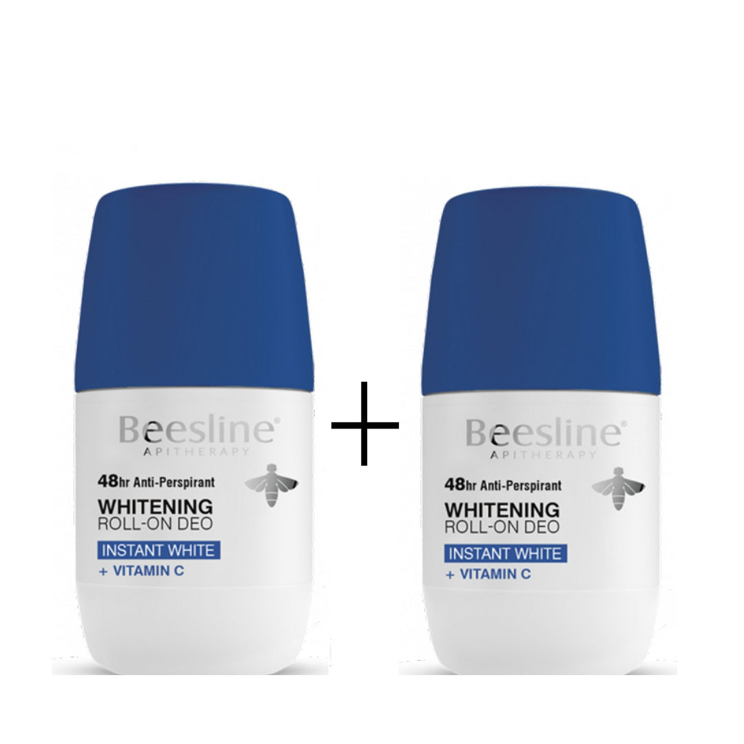 مزيل للعرق انستانت وايت لتفتيح البشرة بيزلين 1+1 - 50 جرام