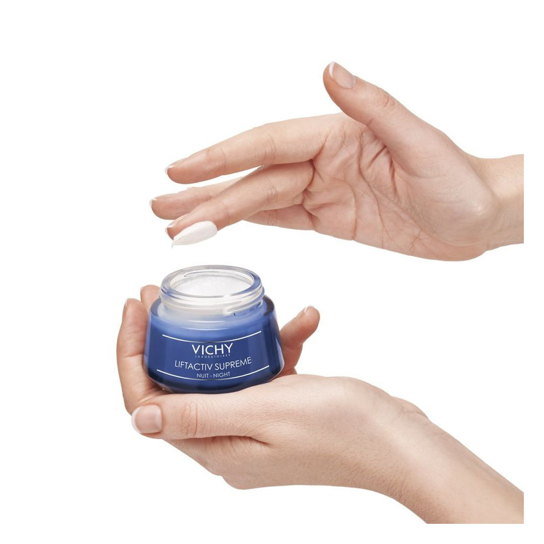 ليفٹ اكتيف سوبريم كريم ليلي لعلاج التجاعيد فيشي - 50 مللي