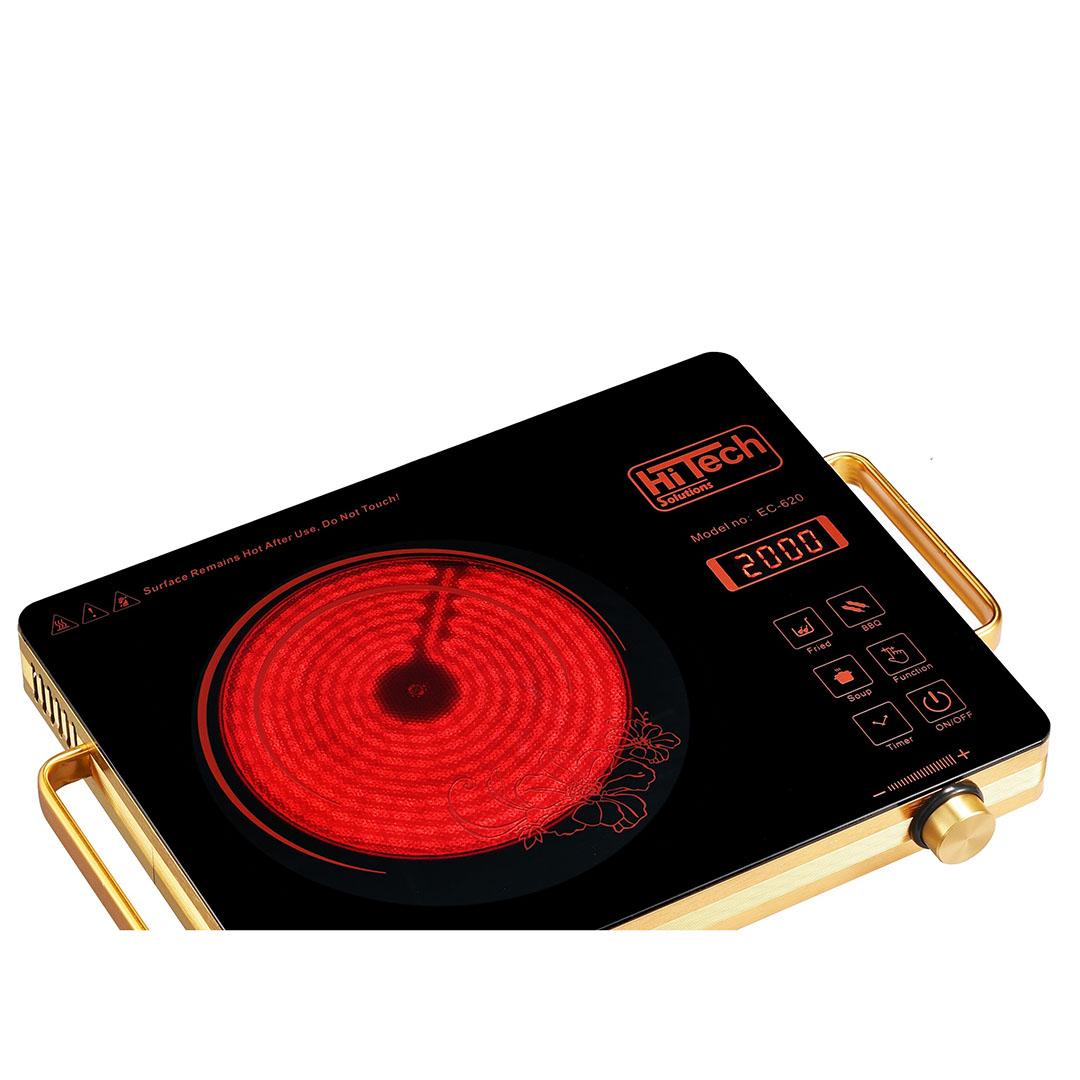 بوتاجاز مسطح تاتش و ديجيتال هاي تيك - 2000 وات