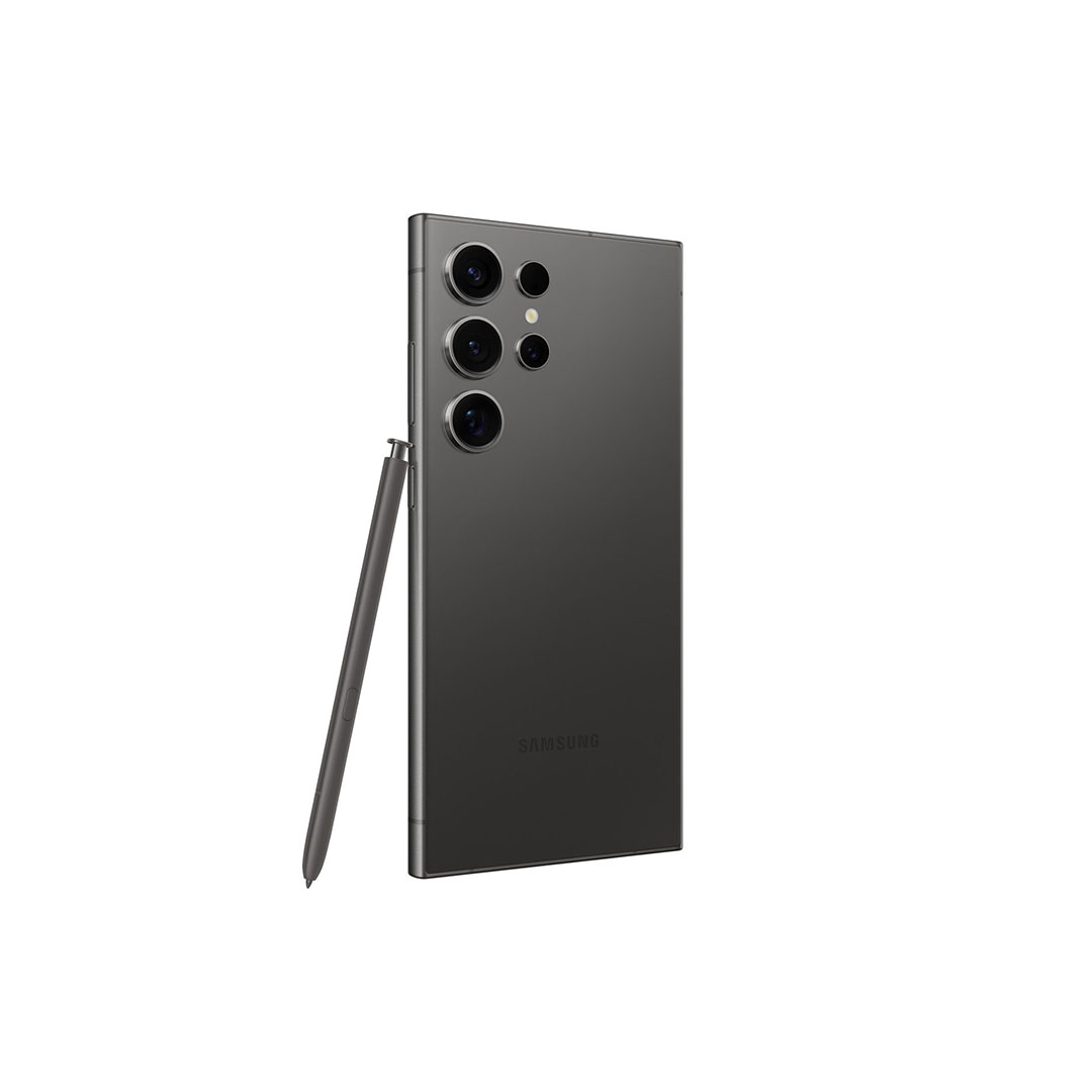 موبايل سامسونج S24 Ultra مجدد - 256/12 جيجا - شريحتين - تيتانيوم أسود - الفئة البلاتنيوم