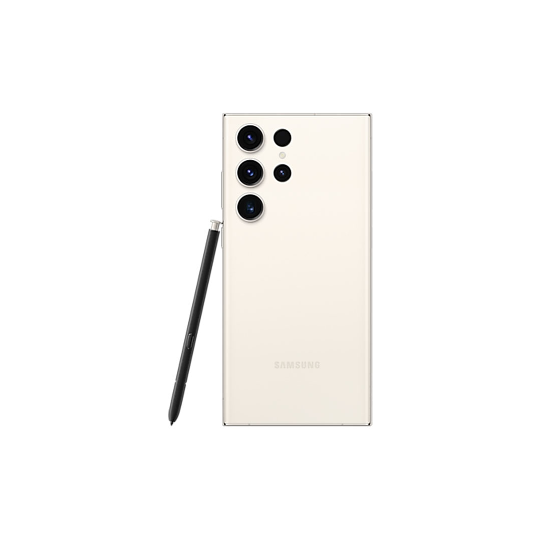 موبايل سامسونج S23 Ultra مجدد - 256/12 جيجا - شريحتين - 5G - كريمي - الفئة الذهبية