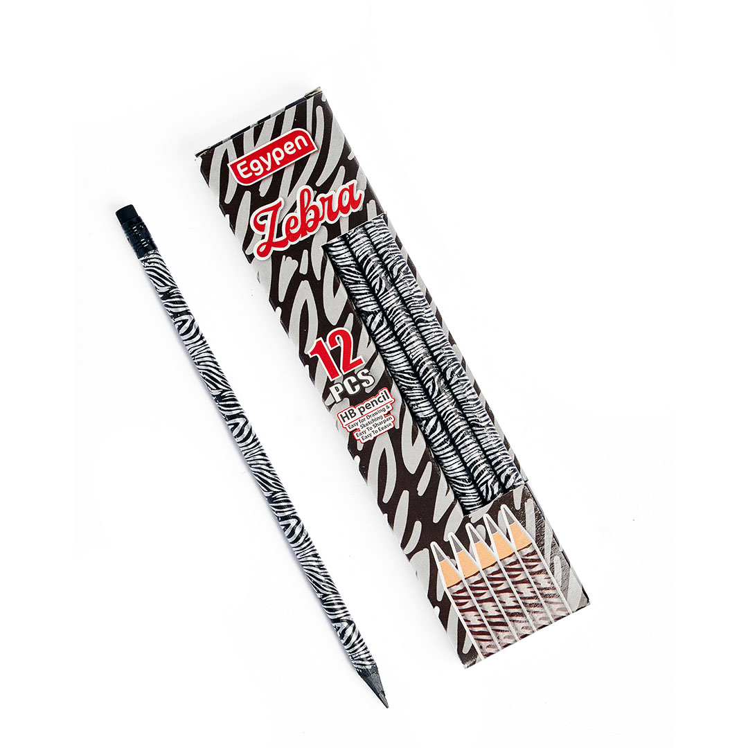 قلم رصاص زيبرا  - 12 قلم