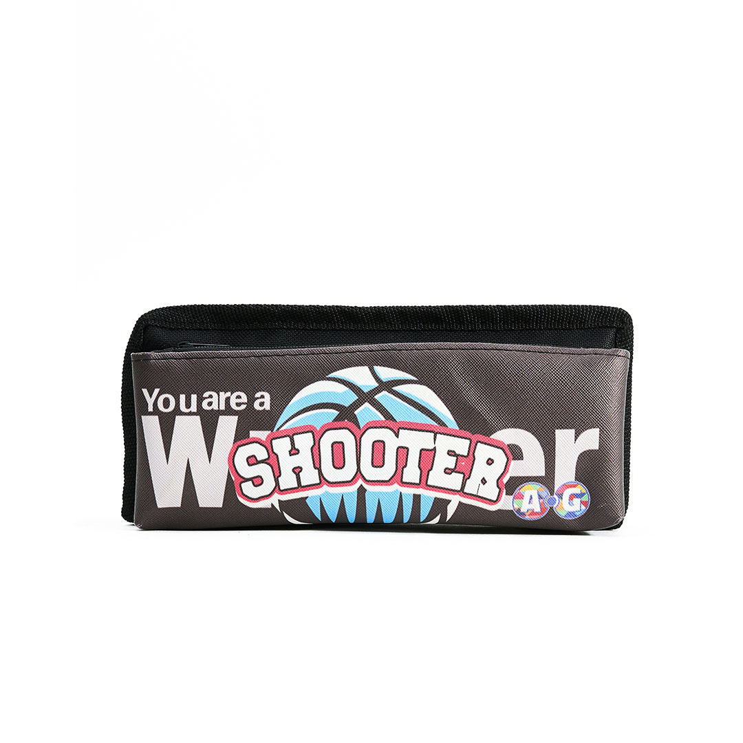 مقلمة اولادى كرة سلة - 1 سوستة - أسود في جراي - AG-453