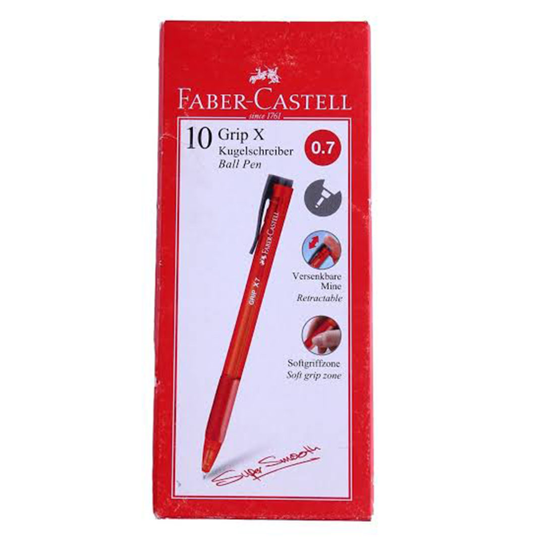 قلم جاف فابركاستل سوستة GRIP X - 0.7 مم - 10 قطع