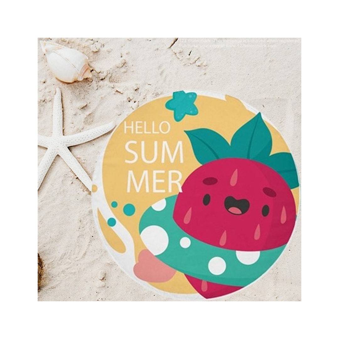 سجادة الشاطيء سنوز - تصميم فراولة