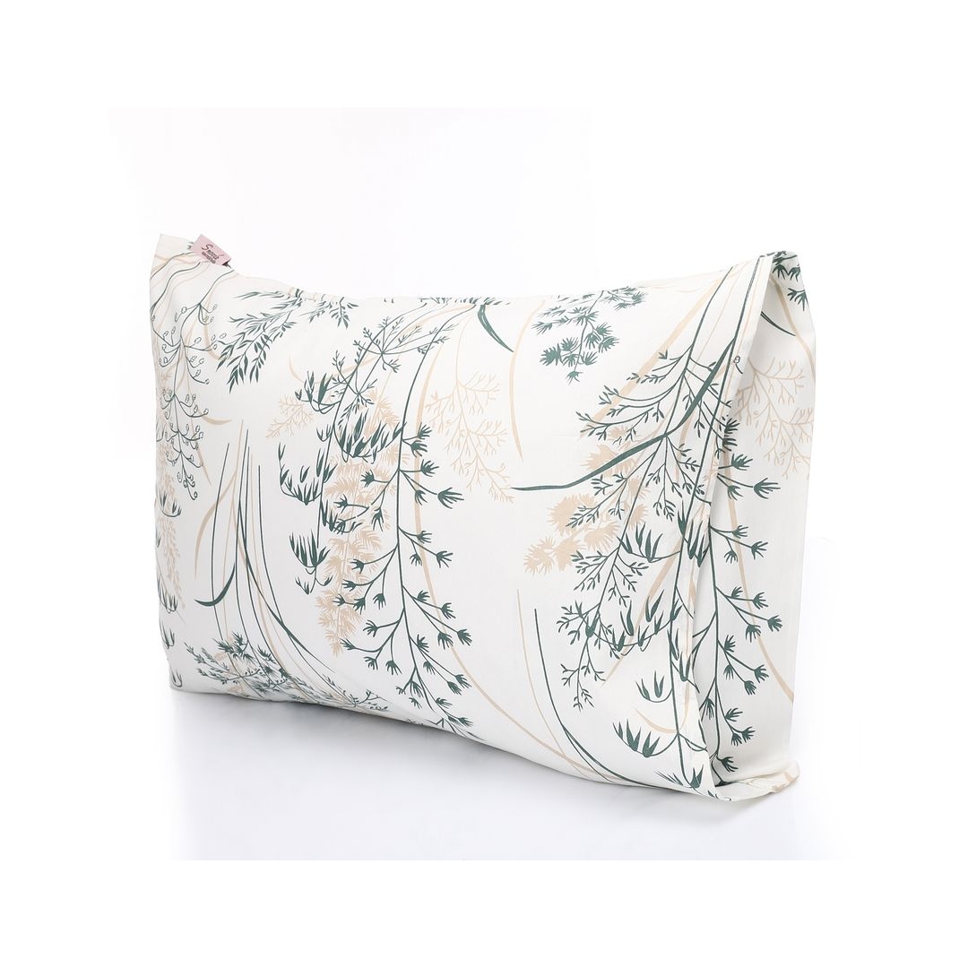طقم أكياس وسادة قطعتين - 50/70 سم - تصميم بريز جرين