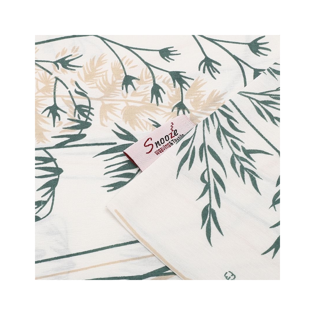 كيس وسادة طويل - 40/120 سم - تصميم بريز جرين