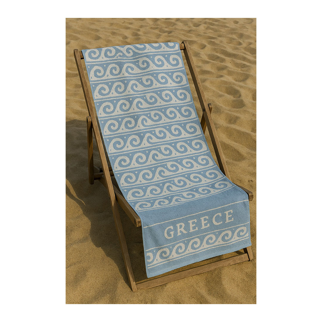 بشكير بحر قطن سنوز - 170×90 سم - تصميم ويفز