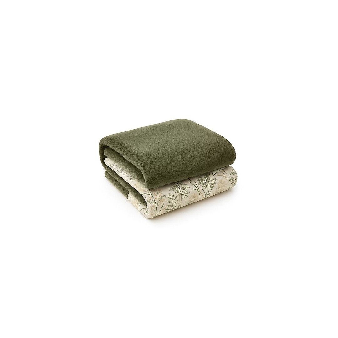 لحاف شتوي فرو دبل فيس - تصميم بريز جرين - 220*235سم
