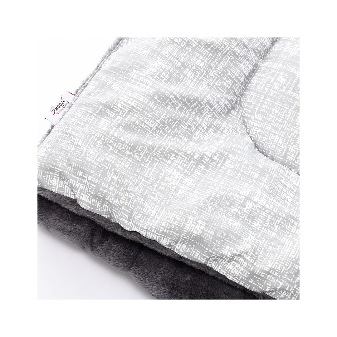 لحاف شتوي فرو دبل فيس - جراى ميز - 220/235 سم