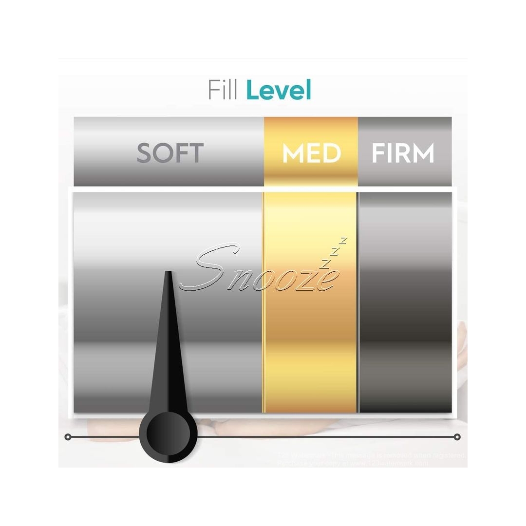 طيبة مخدة فايبر بحشو شعيرات حرة - قطعتين - طرية جدا - 65*45 سم