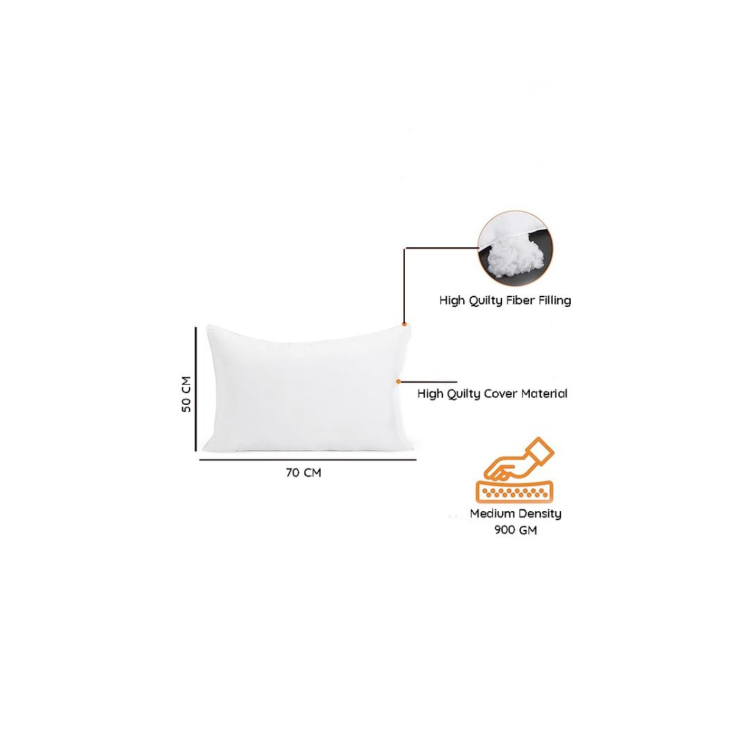 مخدة فابير حشو قطعة واحدة من سنوز متوسطة الليونة - 50*70 سم