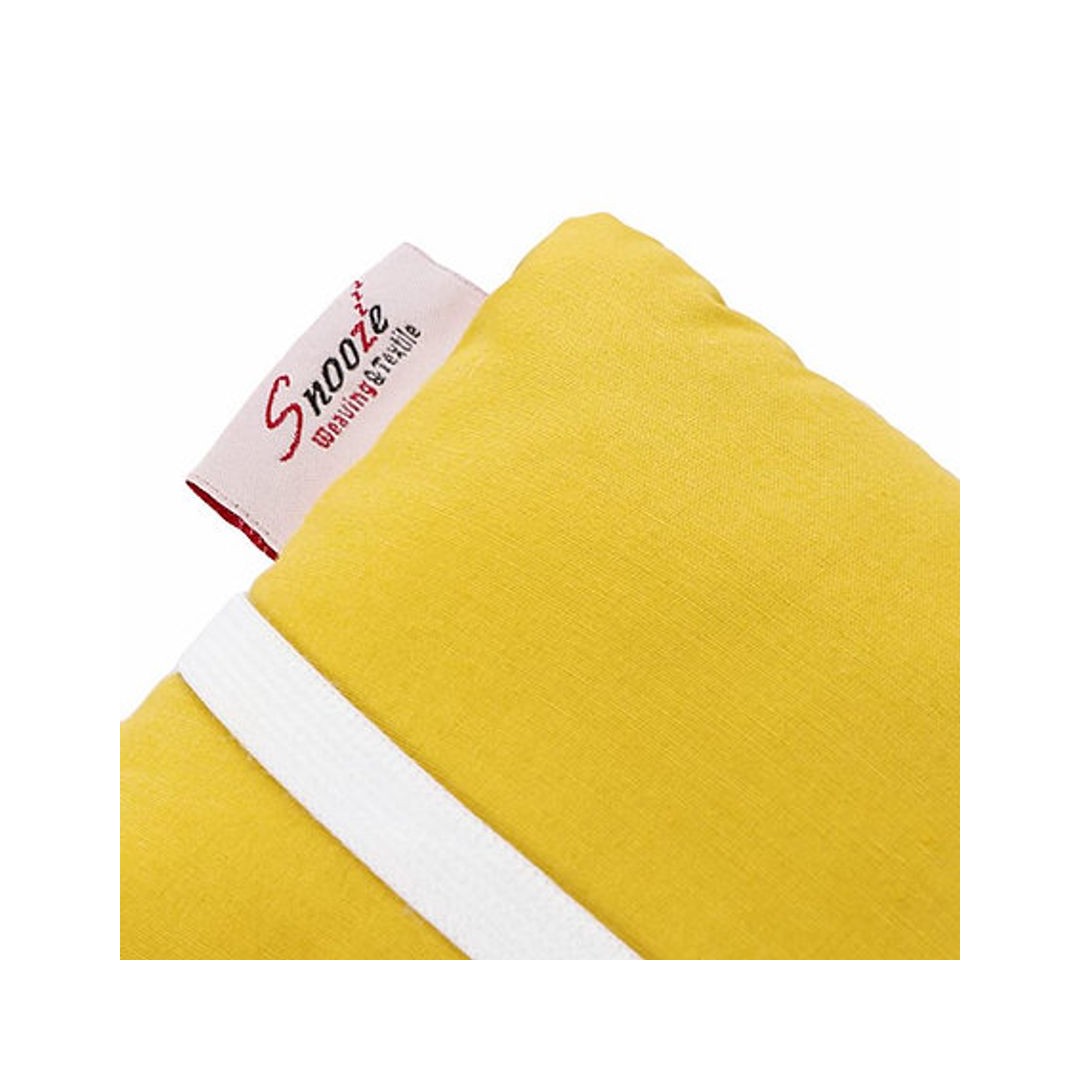 سنوز وساده مسند رأس - 20*25 سم - اصفر