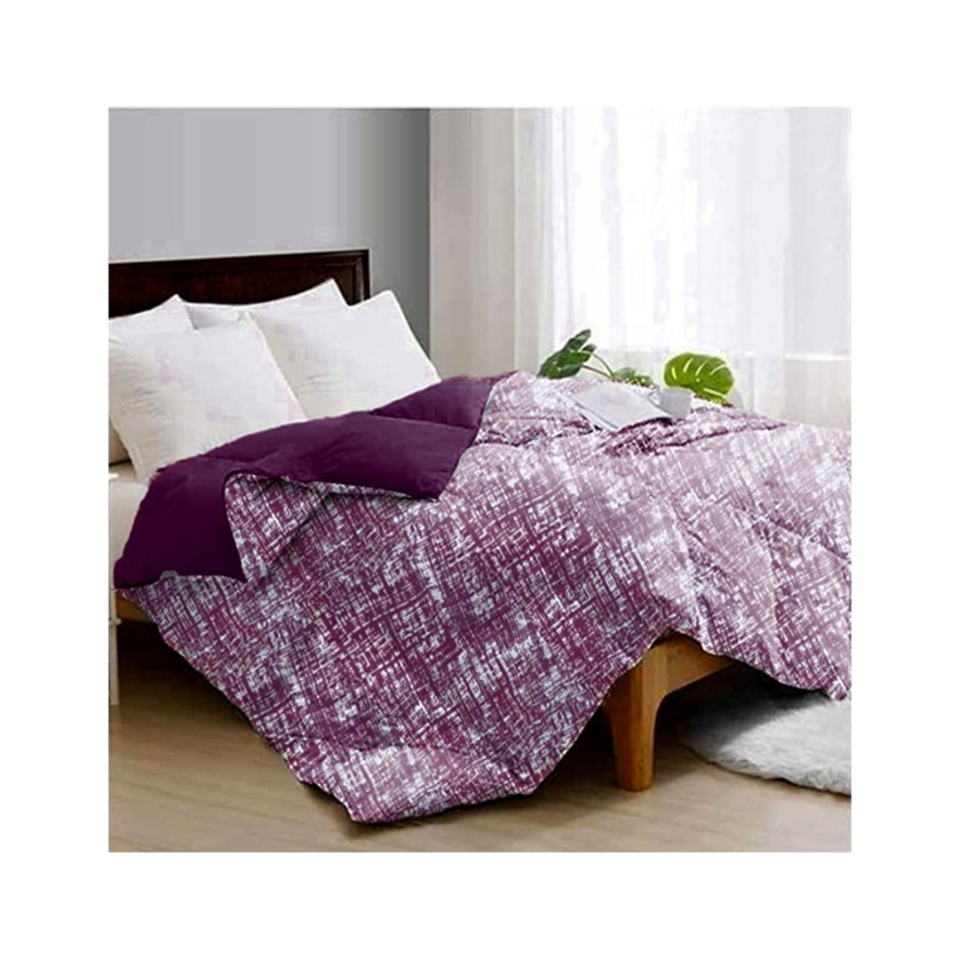 لحاف دبل فيس شتوي سنوز تصميم موڤ ميز - 220*240 سم