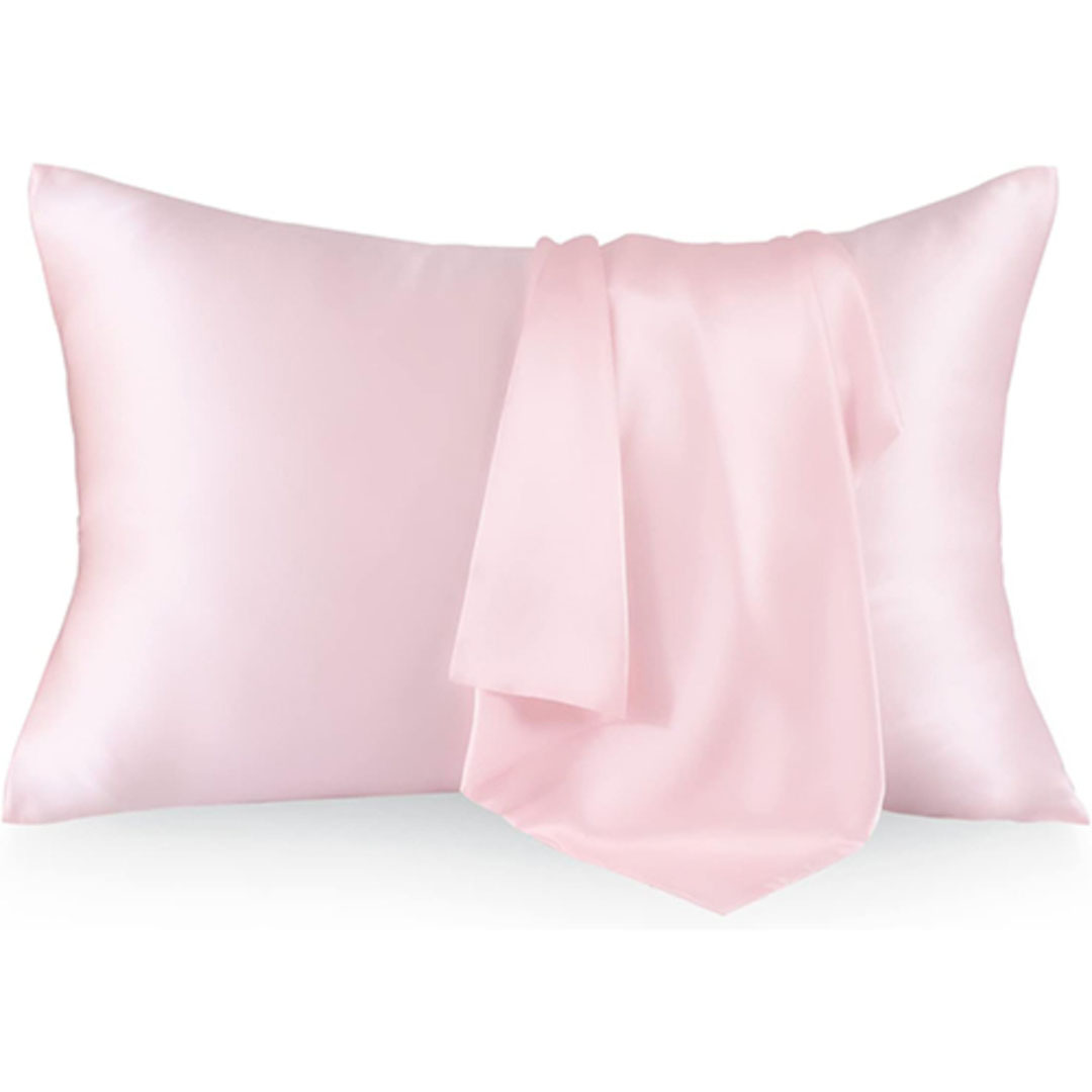 كيس وسادة ساتان للشعر والبشرة - 48*70 سم - بينك