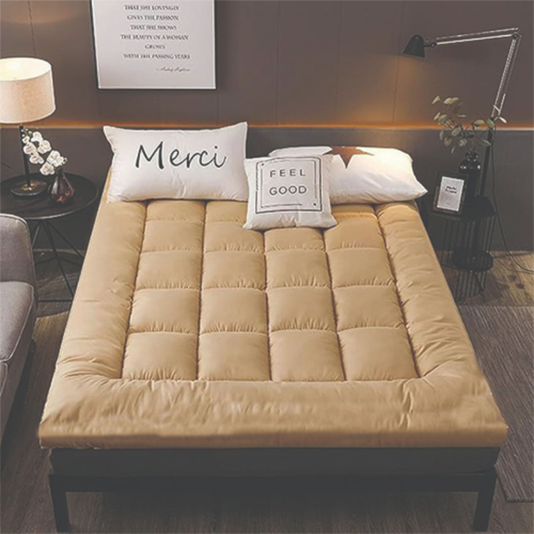 مرتبة تطرية طيبه - بيج - مقاس 100×195 سم