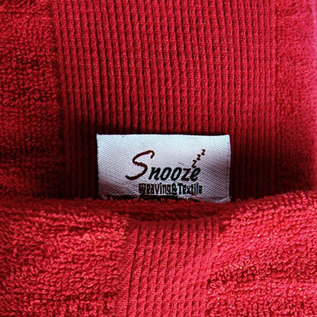 طقم فوط سنوز - 3 قطع - أحمر