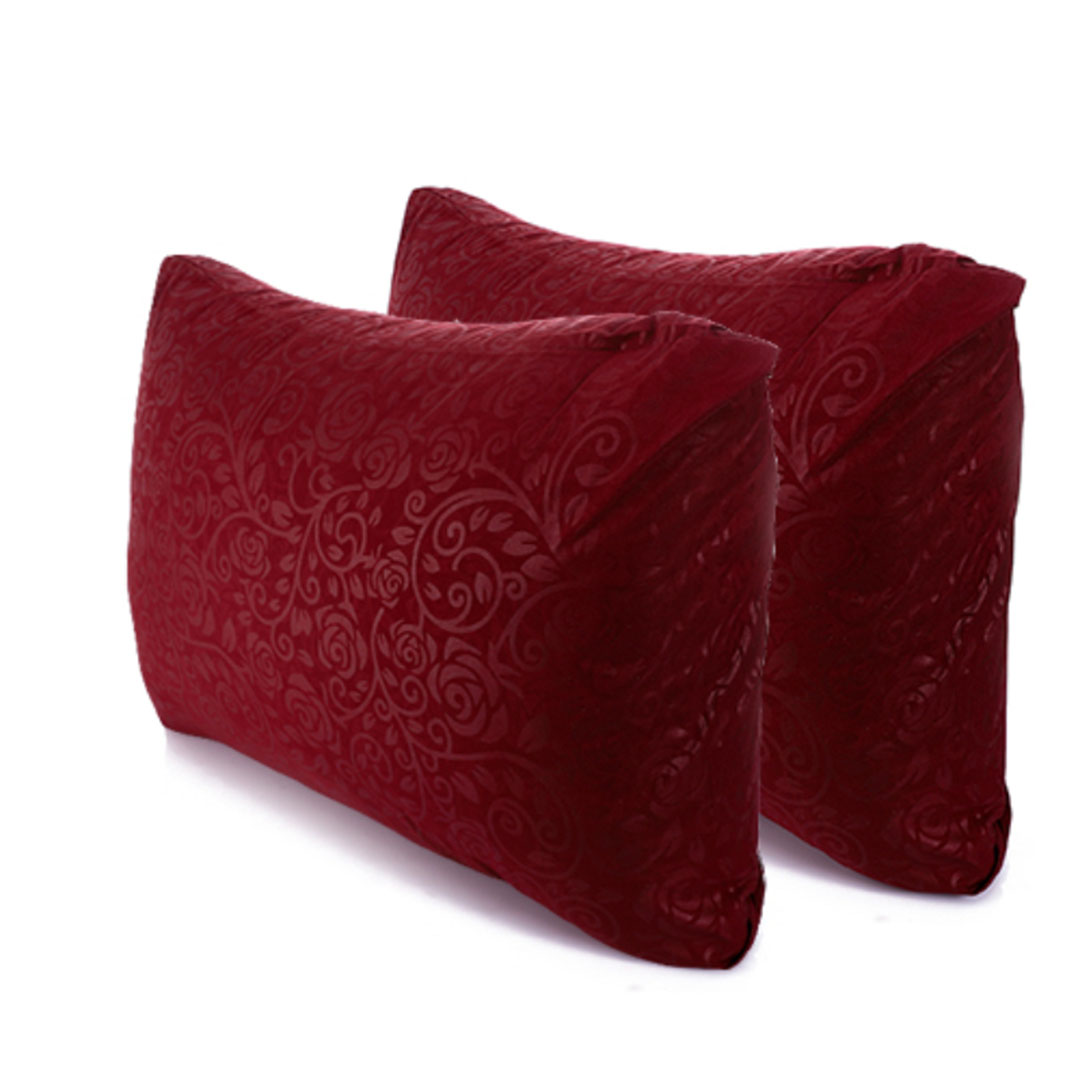 كيس وسادة سنوز جاكار مايكروفايبر 2 قطعة - 50*70 سم - نبيتي