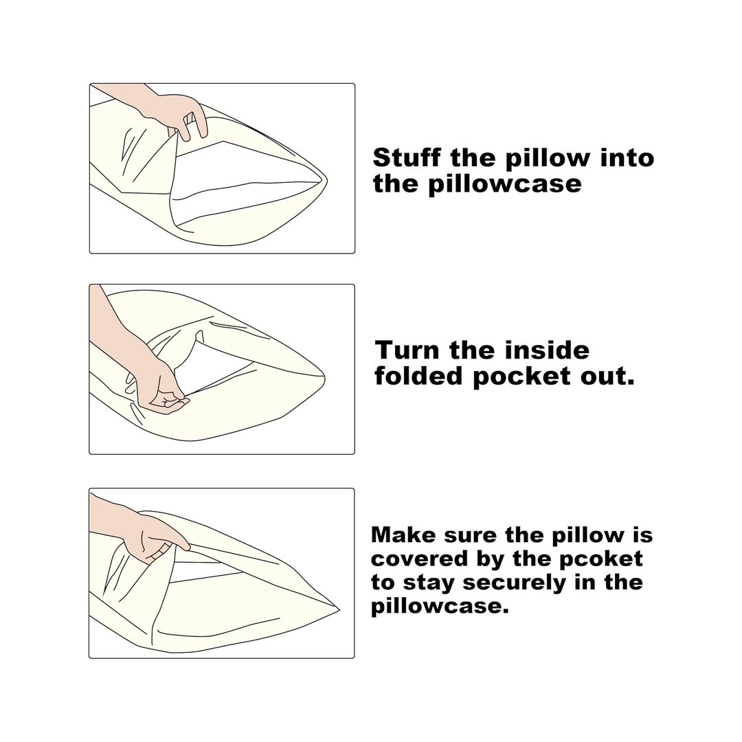 كيس مخدة طويل من سنوز - 40*180 سم