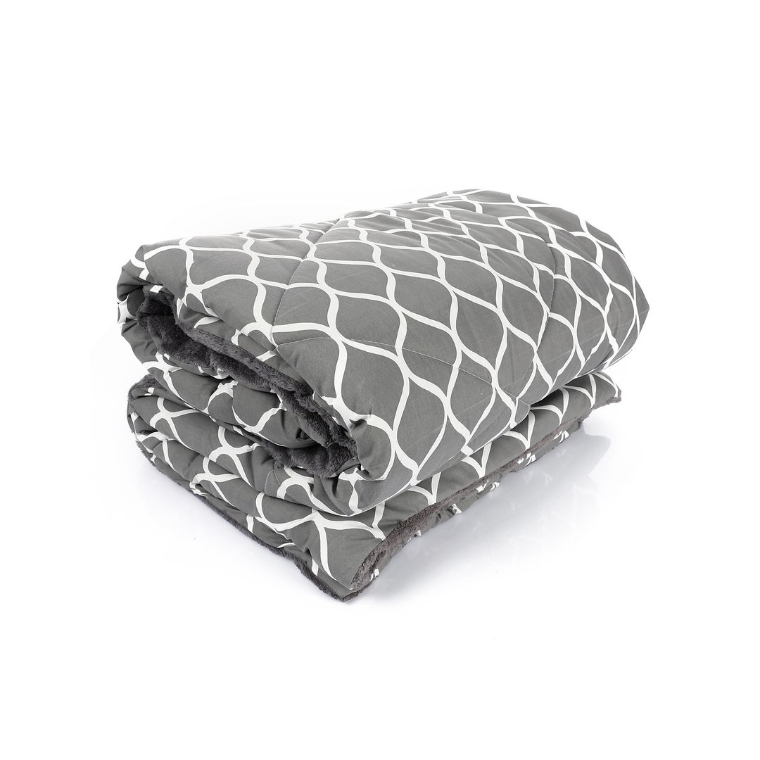 لحاف شتوي فرو دبل فيس - مموج - 220/235 سم