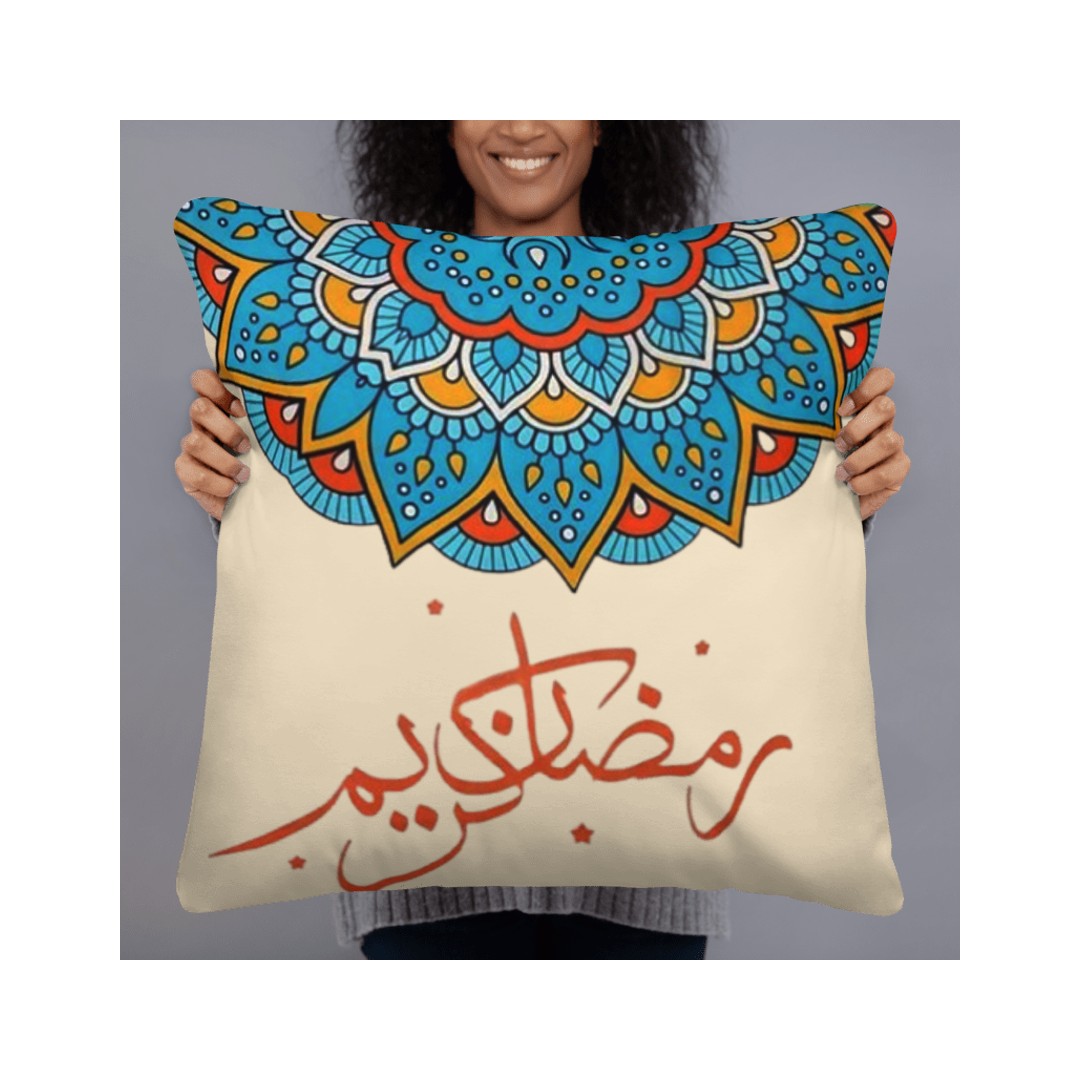 سنوز كوشن كفر رمضان - تصميم أورينتال - 45*45 سم - قطعة واحدة