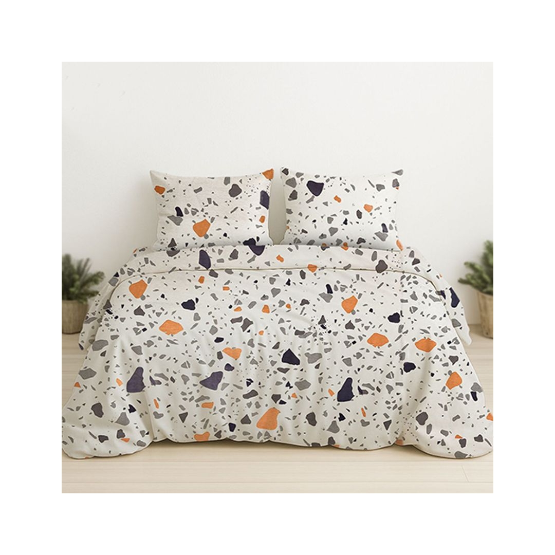 كيس لحاف بسوستة - 220/235 سم - تصميم روكس