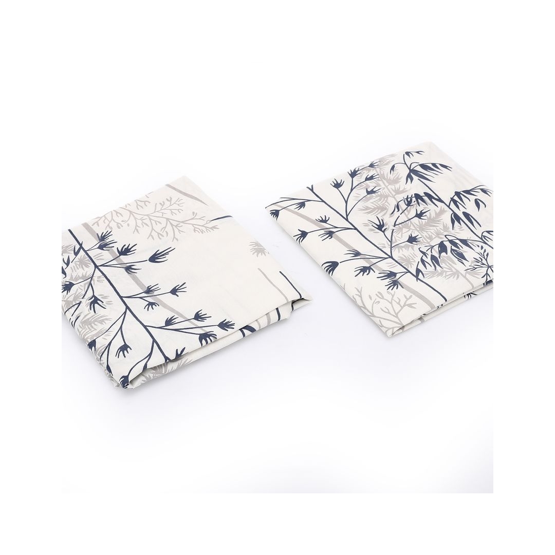 طقم أكياس وسادة - قطعتين - 50/70 سم - تصميم بريز بلو